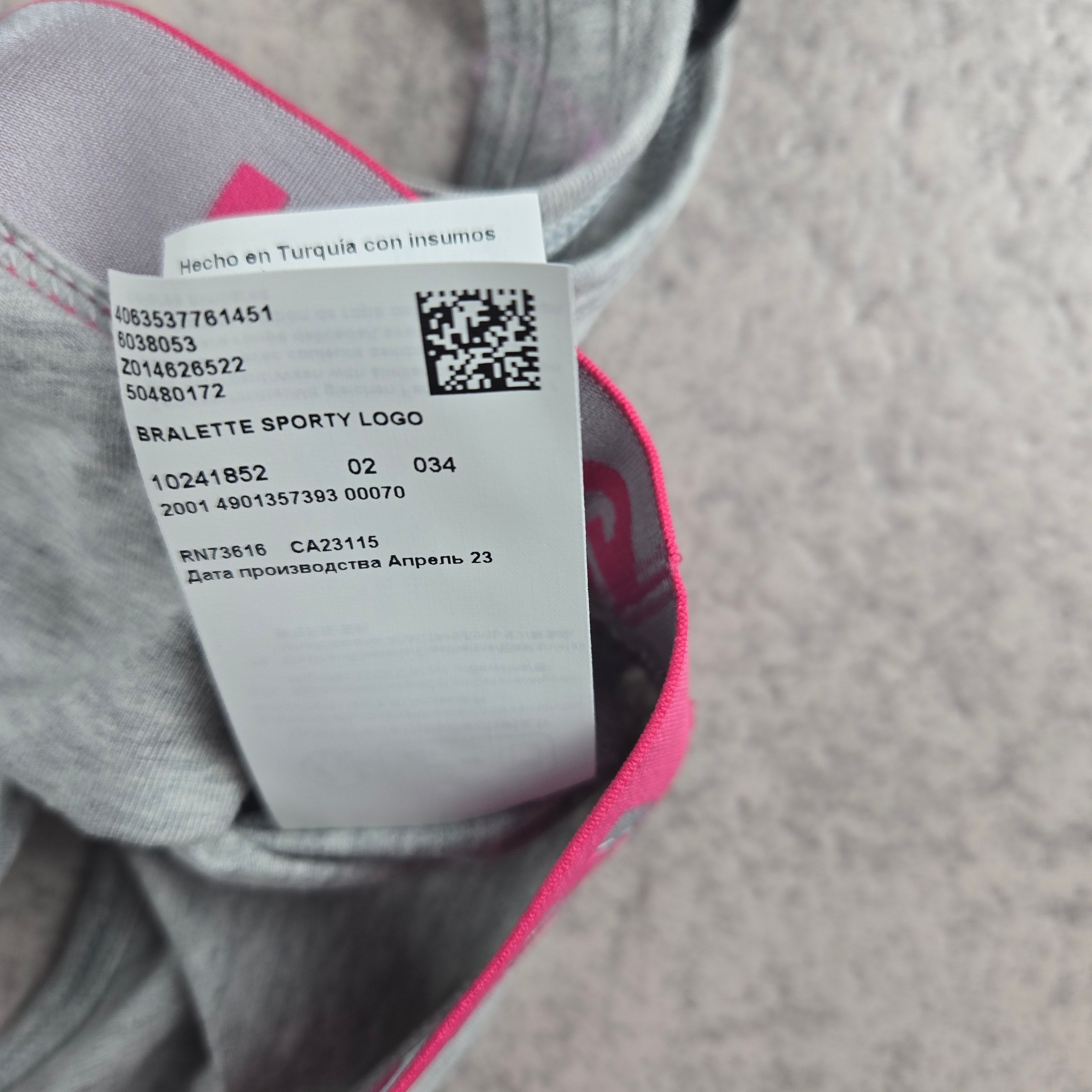 Brassière sport Hugo Boss femme
