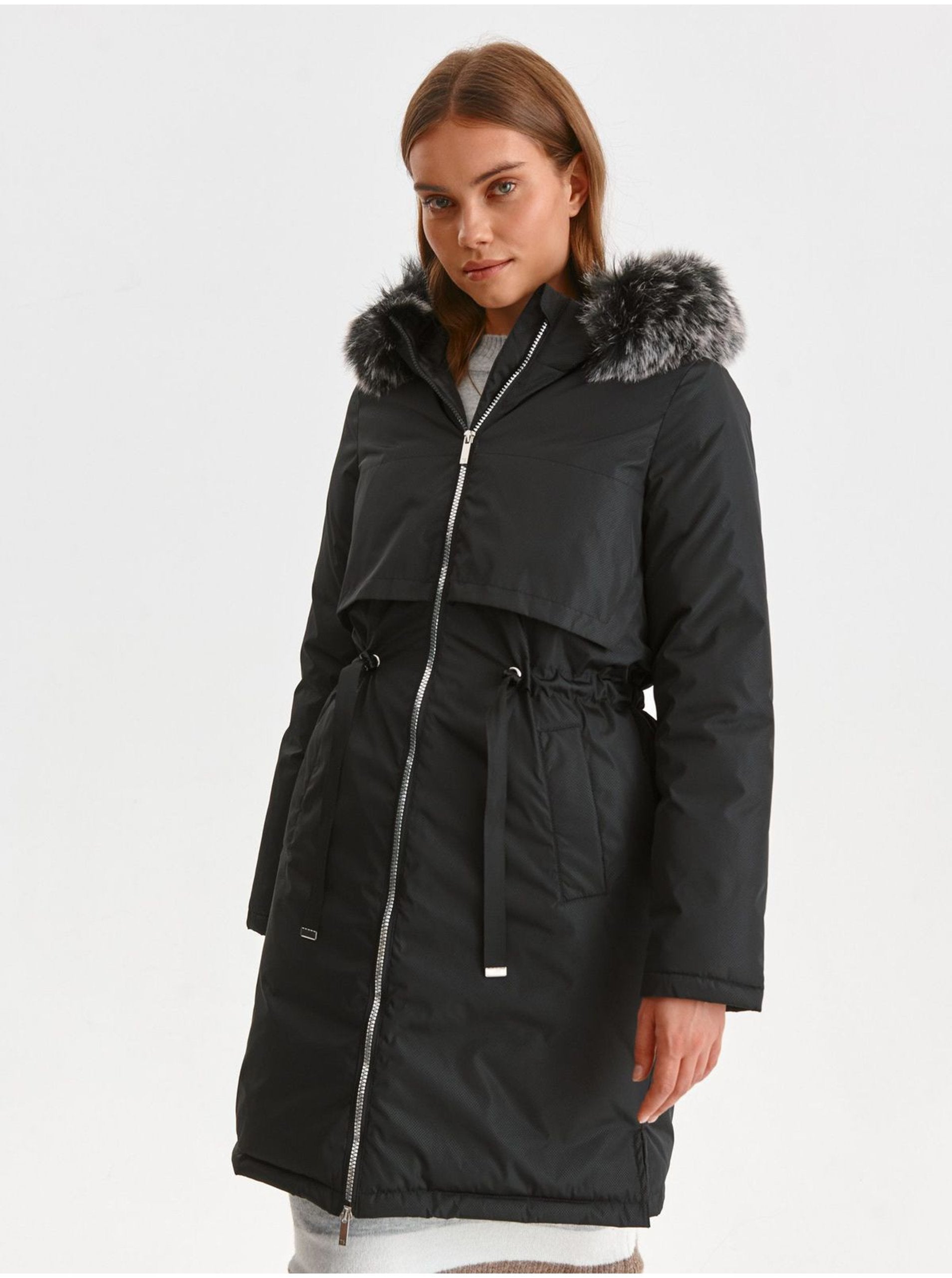 Veste Top Secret femme noir noir Parka Top - taille 40.0