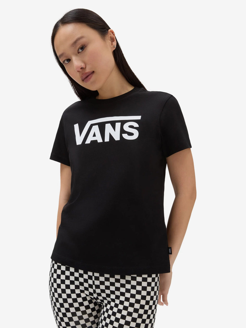 T-shirt Vans femme noir noir Printed t-shirt - taille XS
