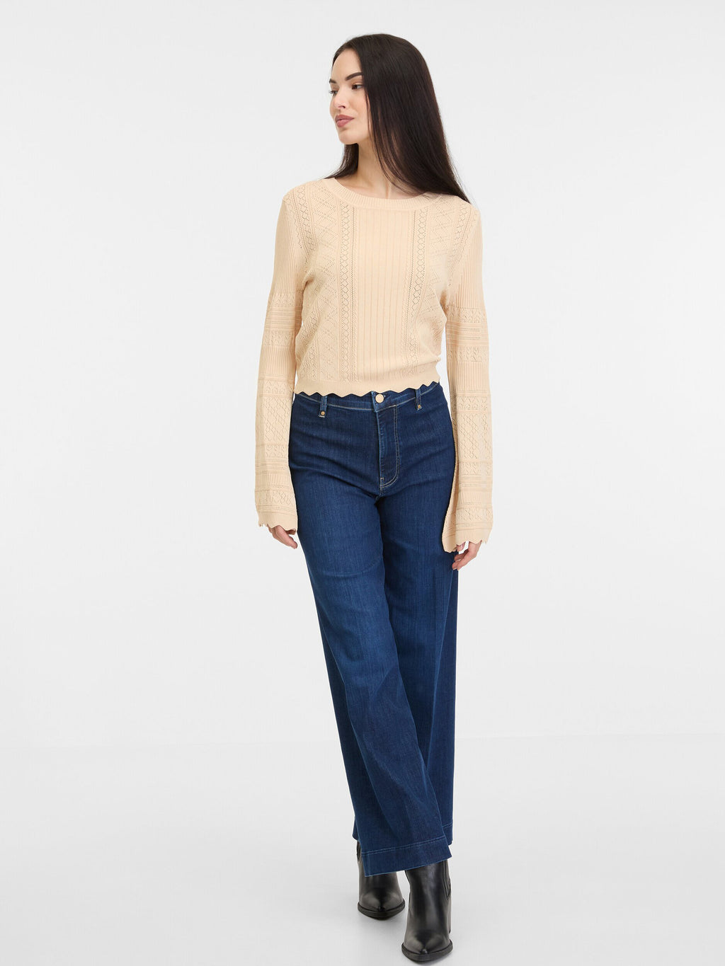 Sweat Guess femme beige Beige Sweater Guess - taille S